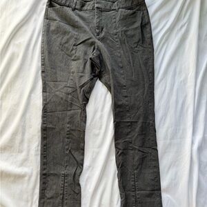Gray Slim Fit Trousers